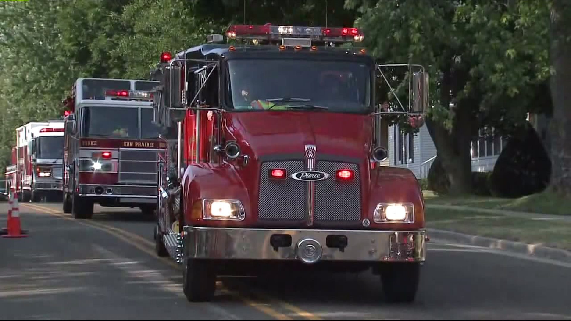 Firefighter goes home