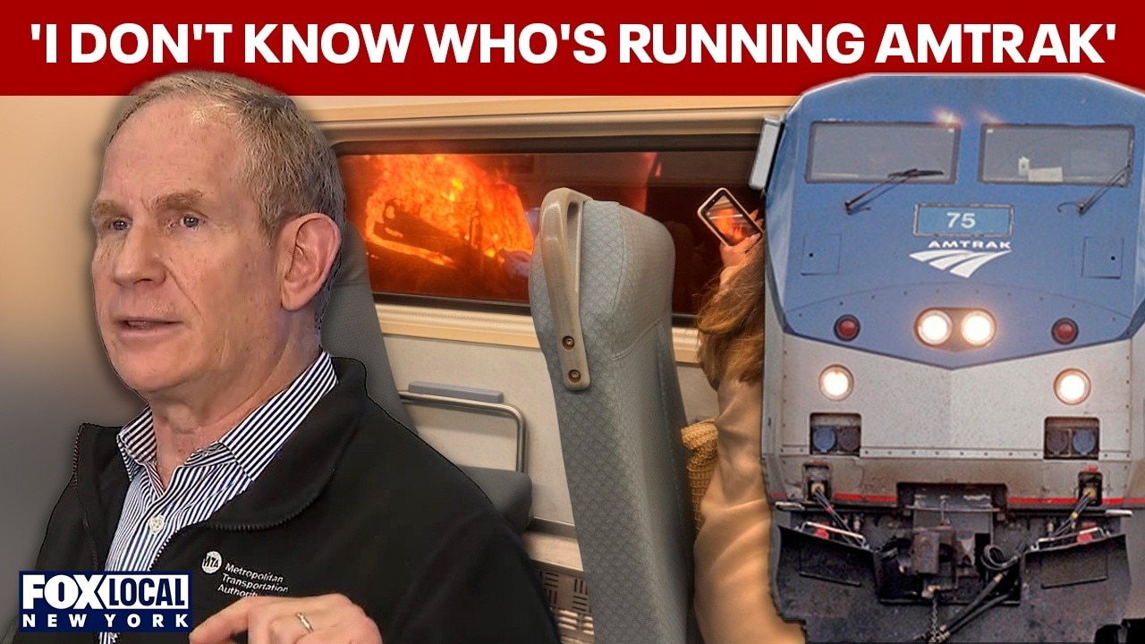 MTA head scolds Amtrak after track fire sparks massive delays, cancelations