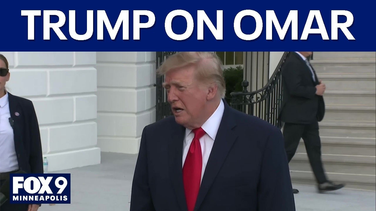 Trump reacts to search of Ilhan Omar's home