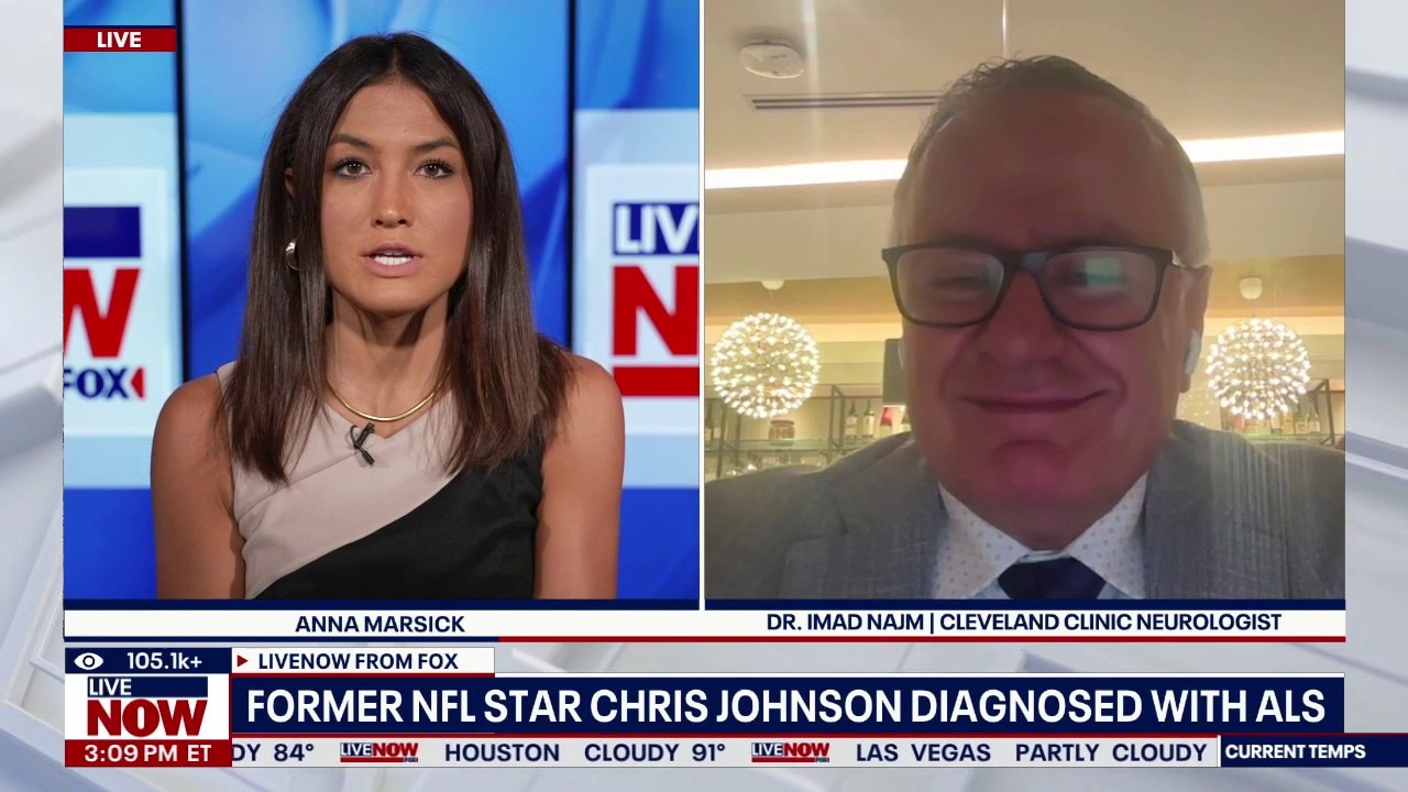Former NFL star Chris Johnson reveals ALS battle 