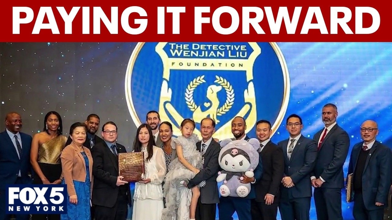 Widow of fallen NYPD detective honors his legacy by giving back