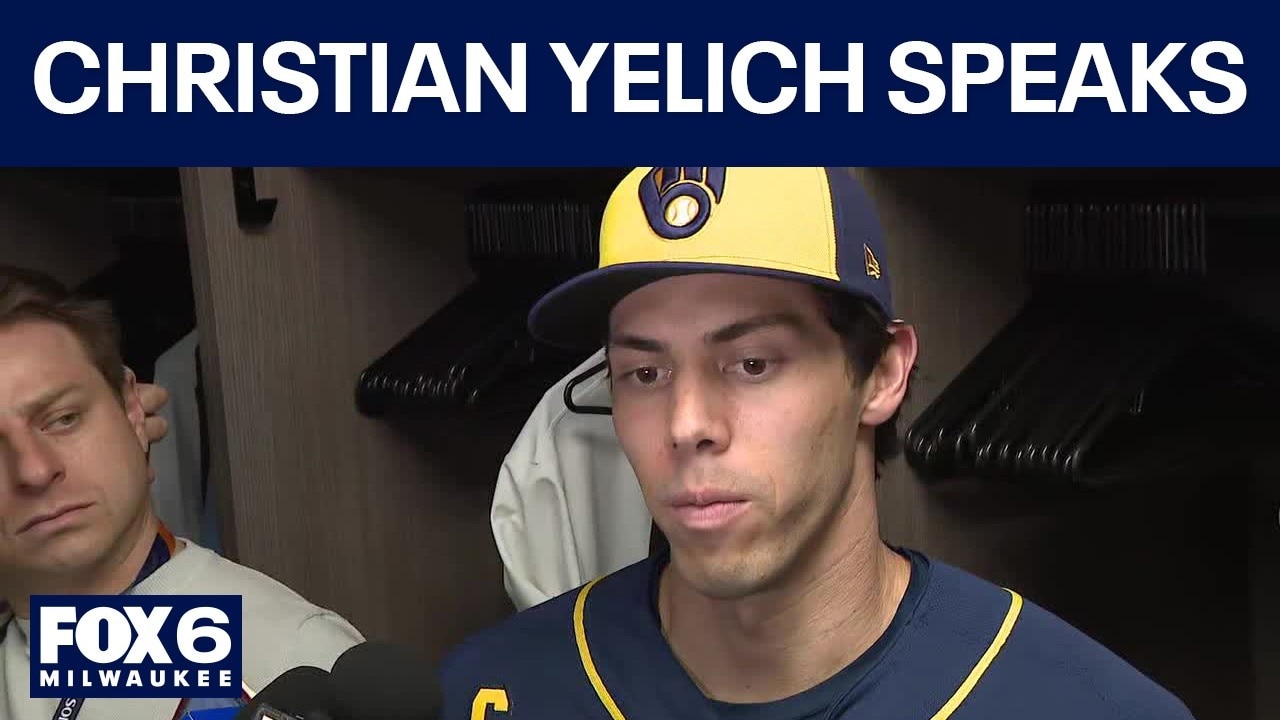 World Series: Brewers' Christian Yelich speaks after Game 3 win
