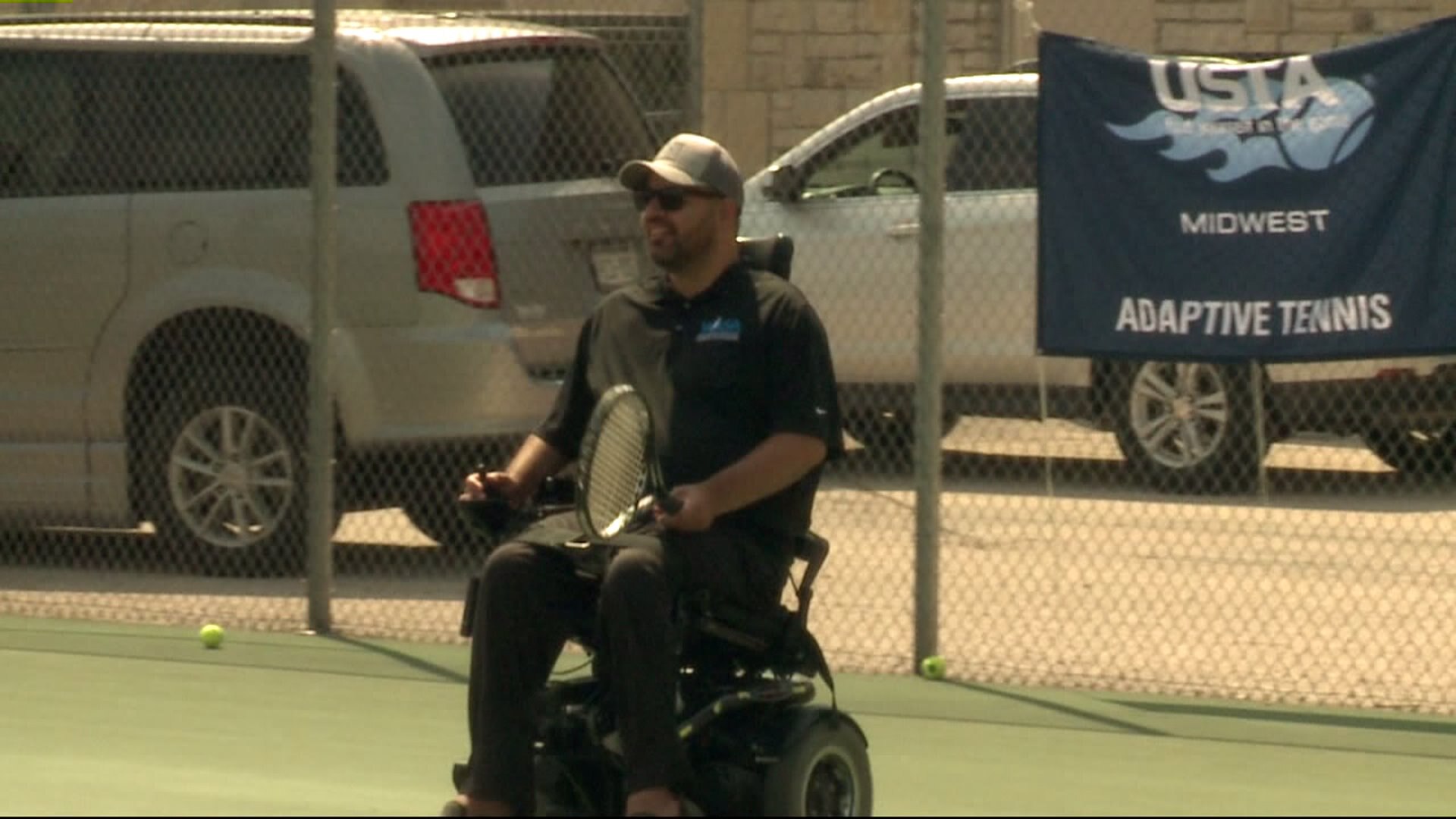 Wheelchair tennis in Hart Park