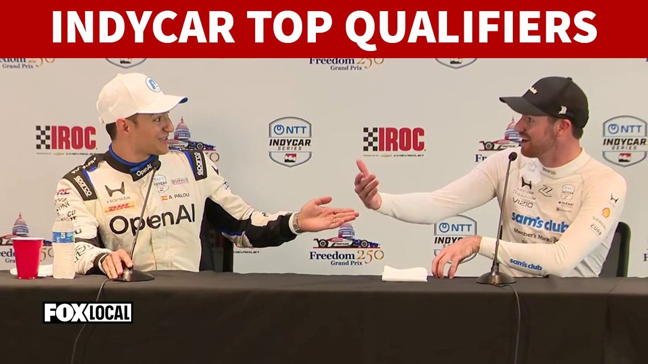 IndyCar Freedom 250 Grand Prix top qualifiers speak to press