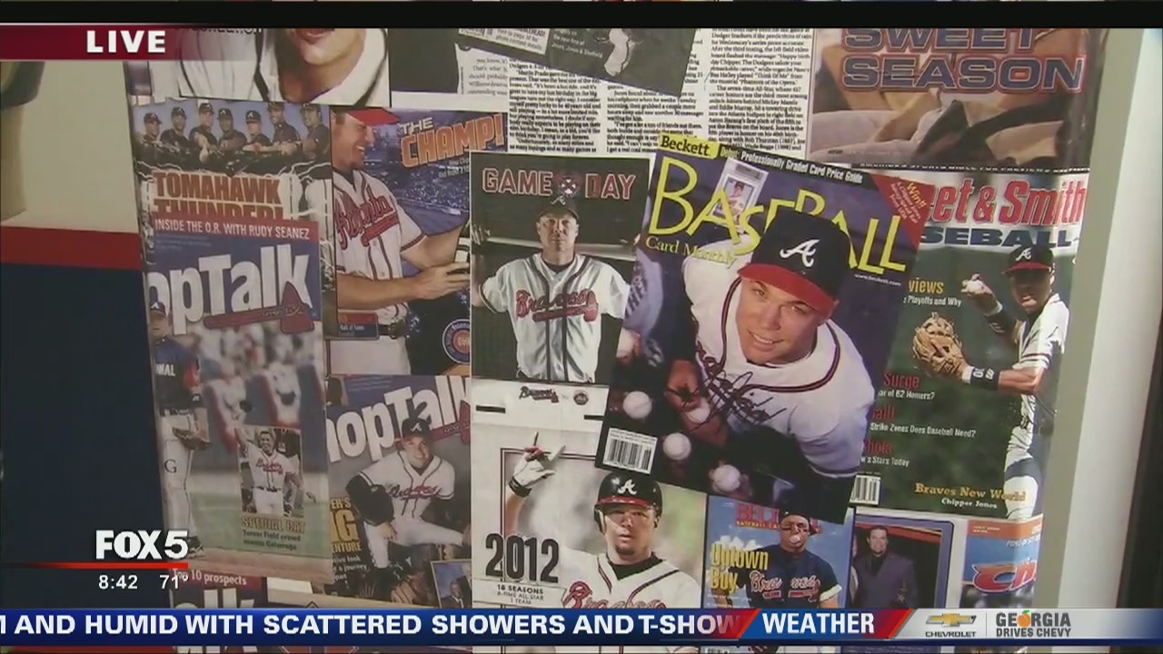 Chipper Jones celebrated with new exhibit
