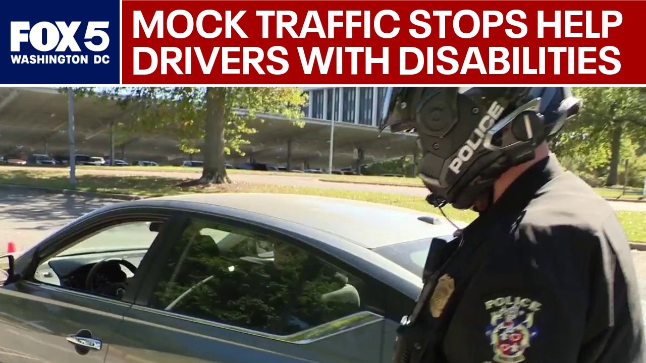 Mock traffic stops in Montgomery County aim to help drivers with disabilities