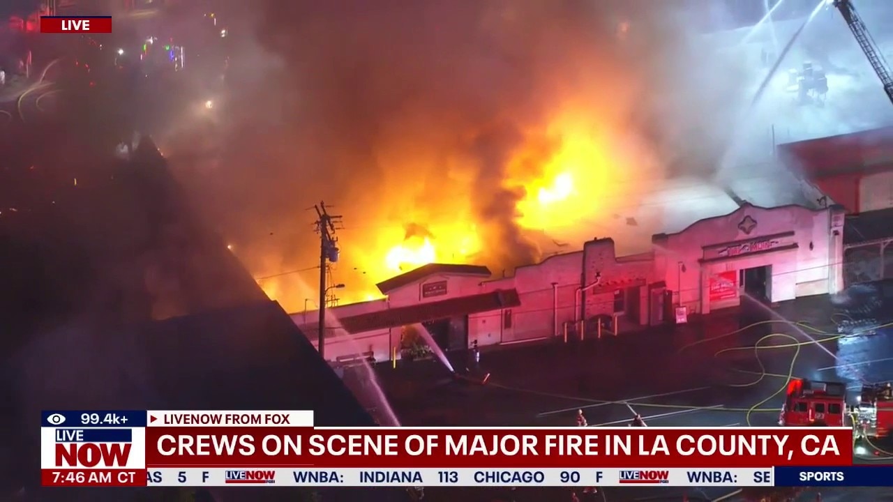 Multiple businesses destroyed in LA County fire