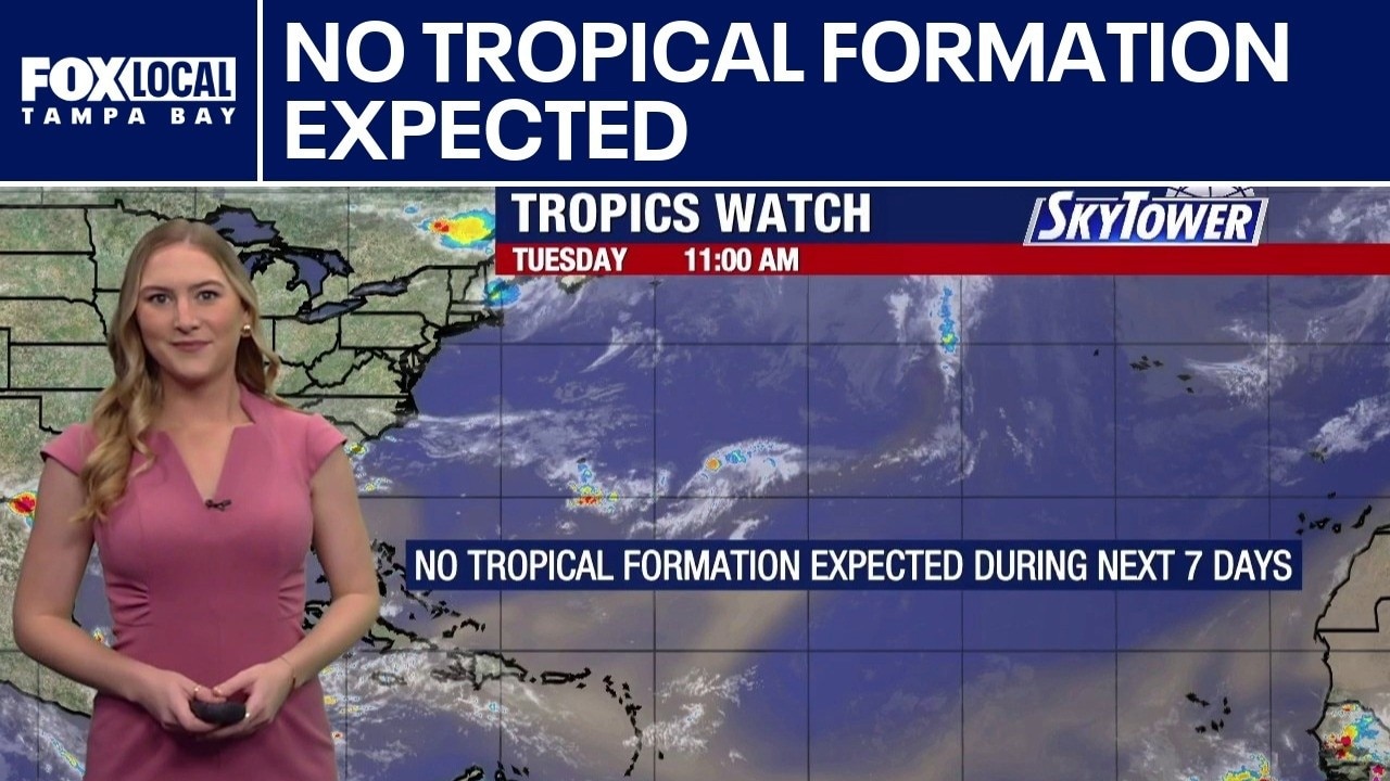 Today's tropical weather forecast