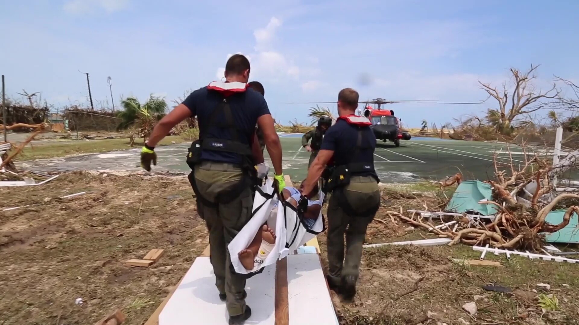 Coast Guard crew rescues injured Bahamas residents