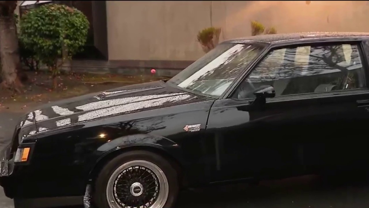 A 1987 Buick Grand National makes an appearance on Mornings on 2