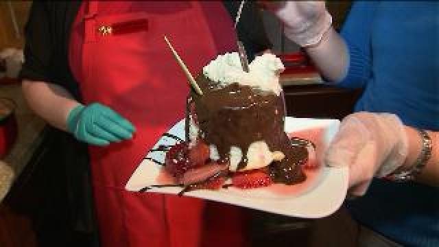 Laura makes a chocolate treat