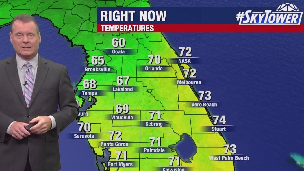 Monday morning forecast