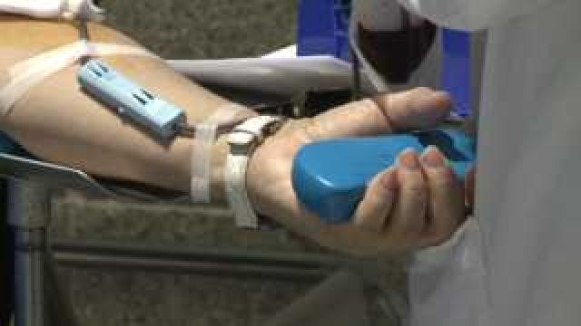 Blood drive at the BMO Harris Bradley Center
