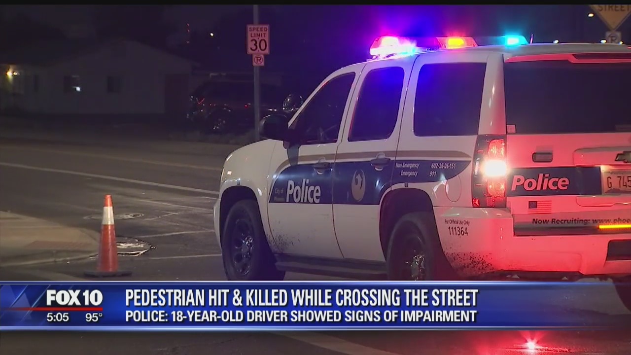 PD: Valley teen struck, killed while crossing street in Phoenix