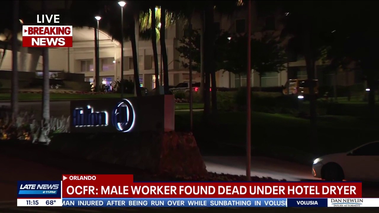 Hotel employee found dead under industrial dryer in Orlando tourist district