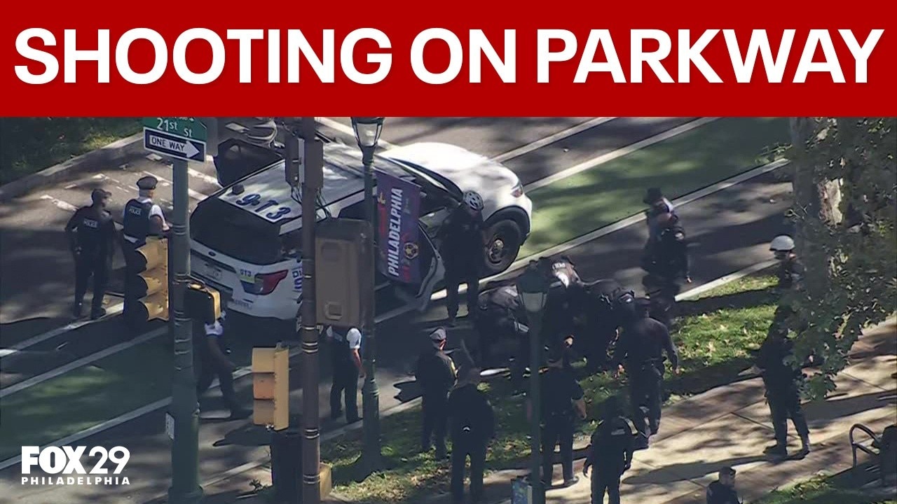 Shooting on Benjamin Frankllin Parkway prompts massive police presence