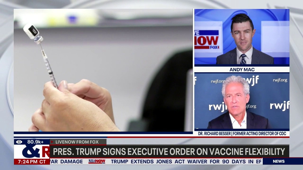 Trump signs order on childhood vaccine recommendations