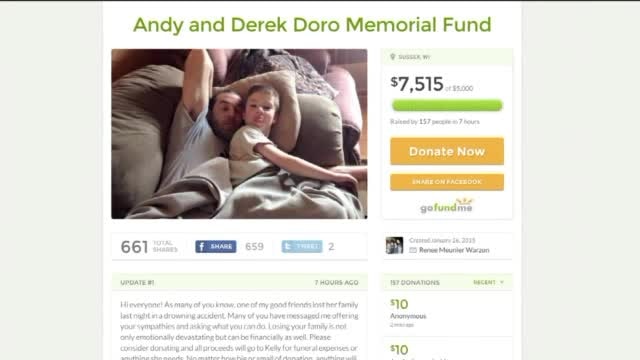 "Andy and Derek were very close:" Father & son killed when their Jeep went through ice on Lake Winnebago