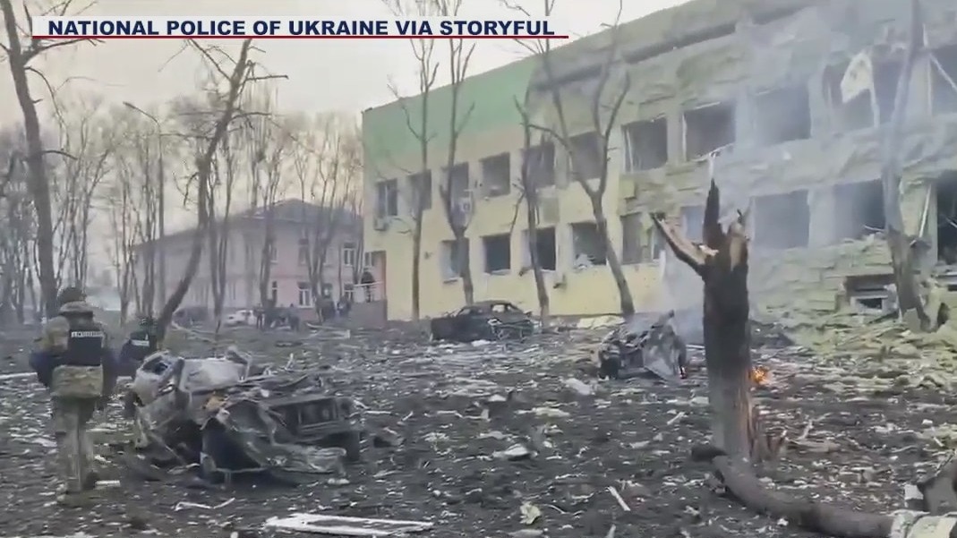 Russia invades Ukraine: Airstrike destroys children's hospital in Mariupol
