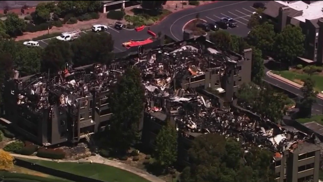 Displaced Foster City residents demand local emergency declaration following massive condo fire