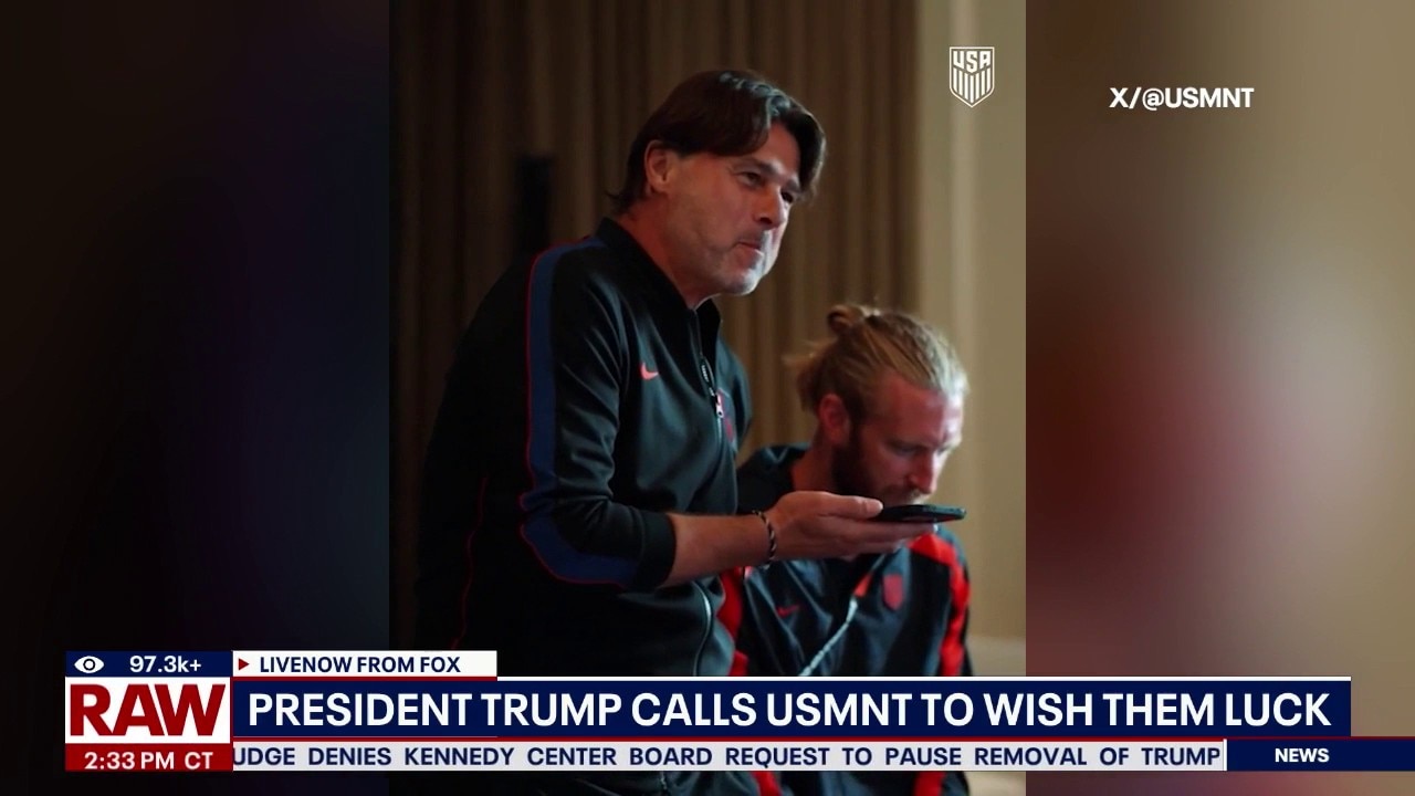 Trump gives message of support to USMNT