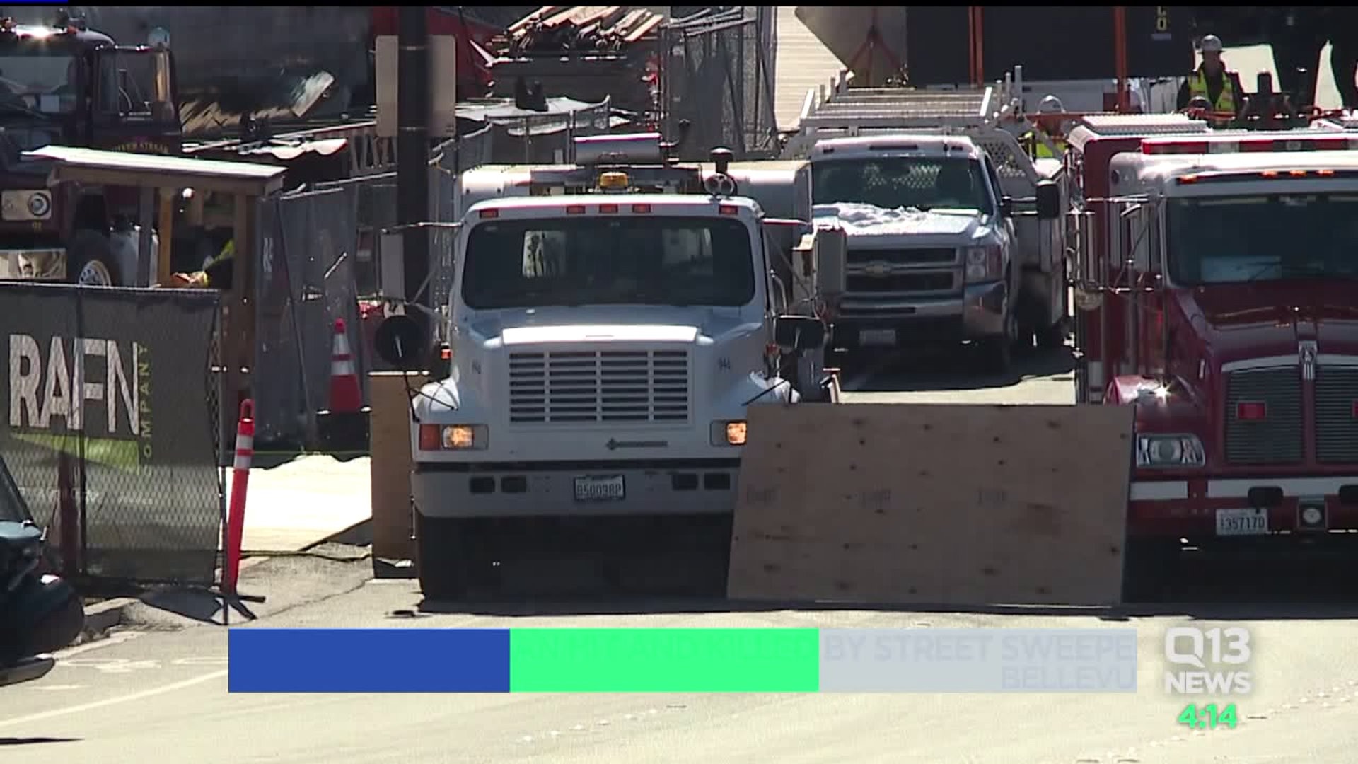 Bellevue man killed by street sweeper