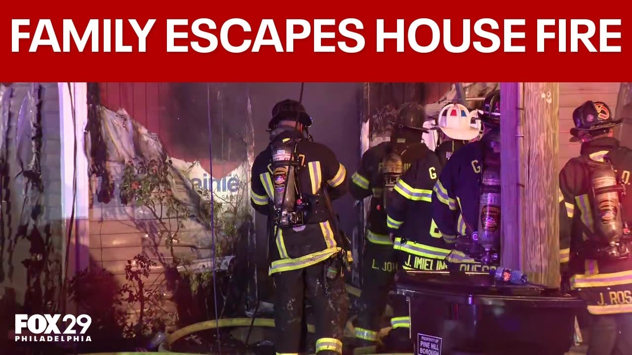 Family narrowly escapes house fire in Camden County
