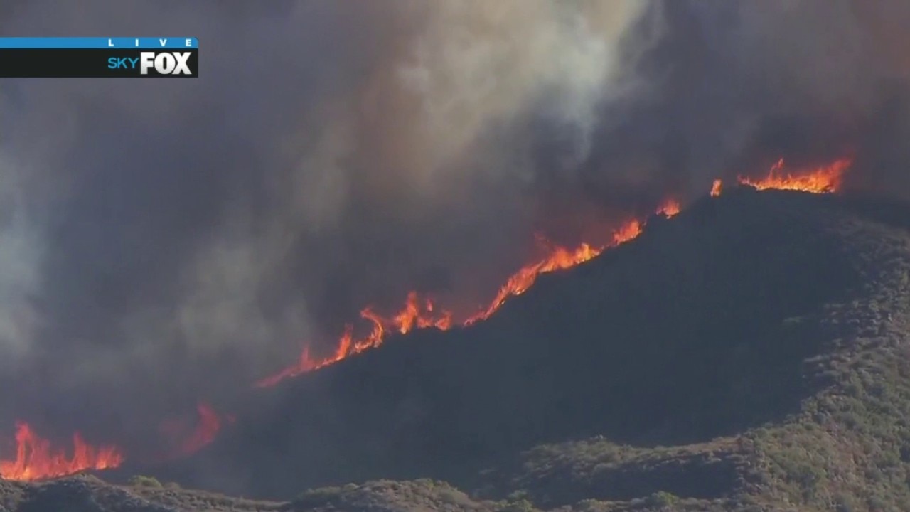 Bryson Fire breaks out in Malibu