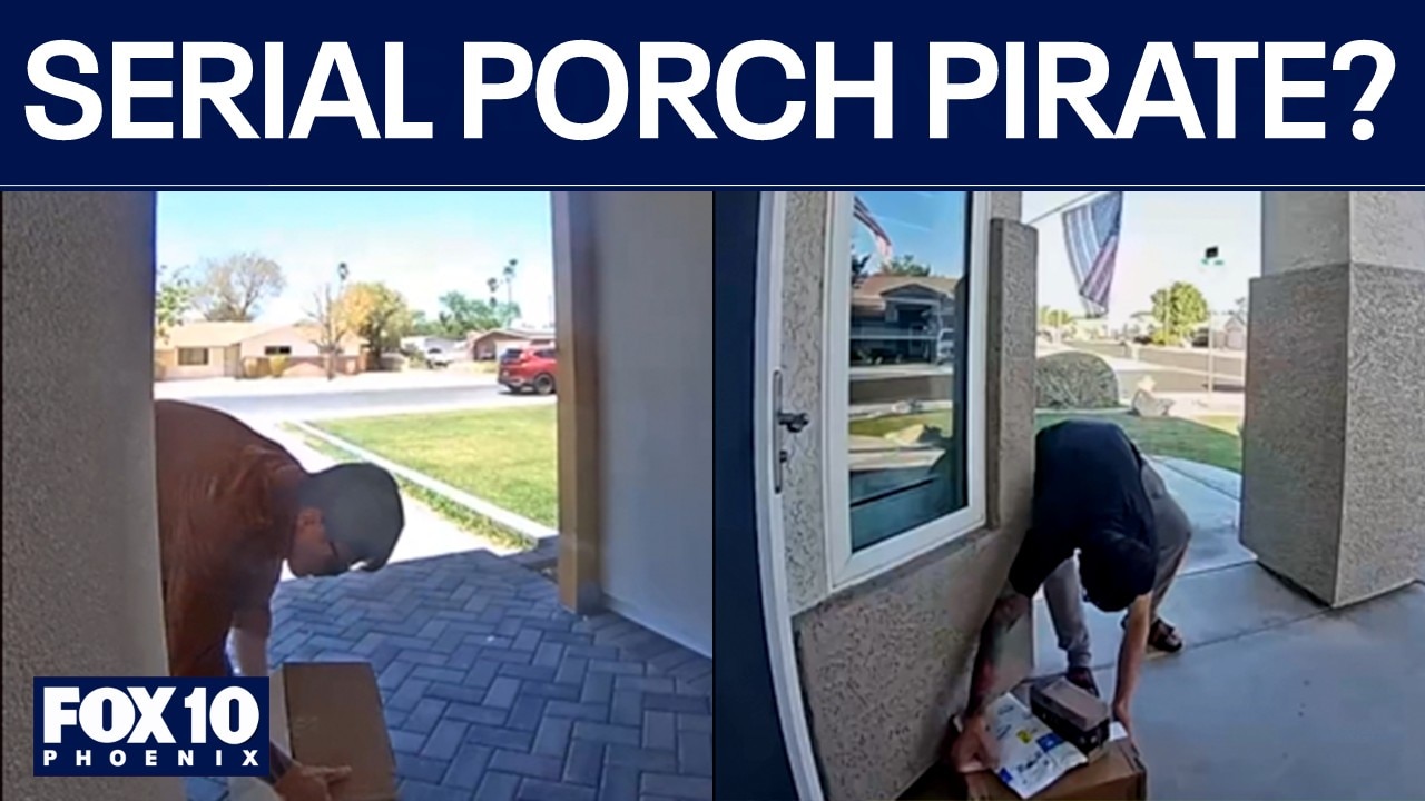 Alleged porch pirate arrested after Mesa theft string