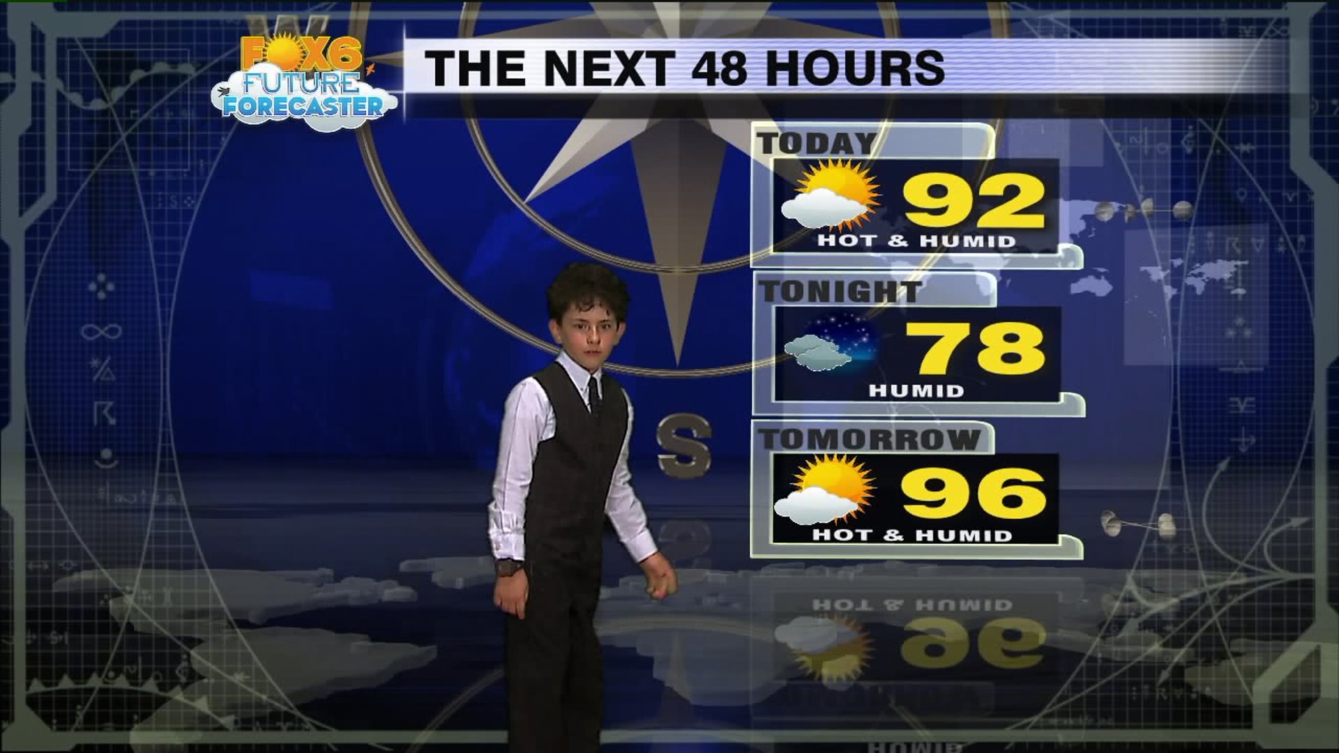 Max helps with the weather