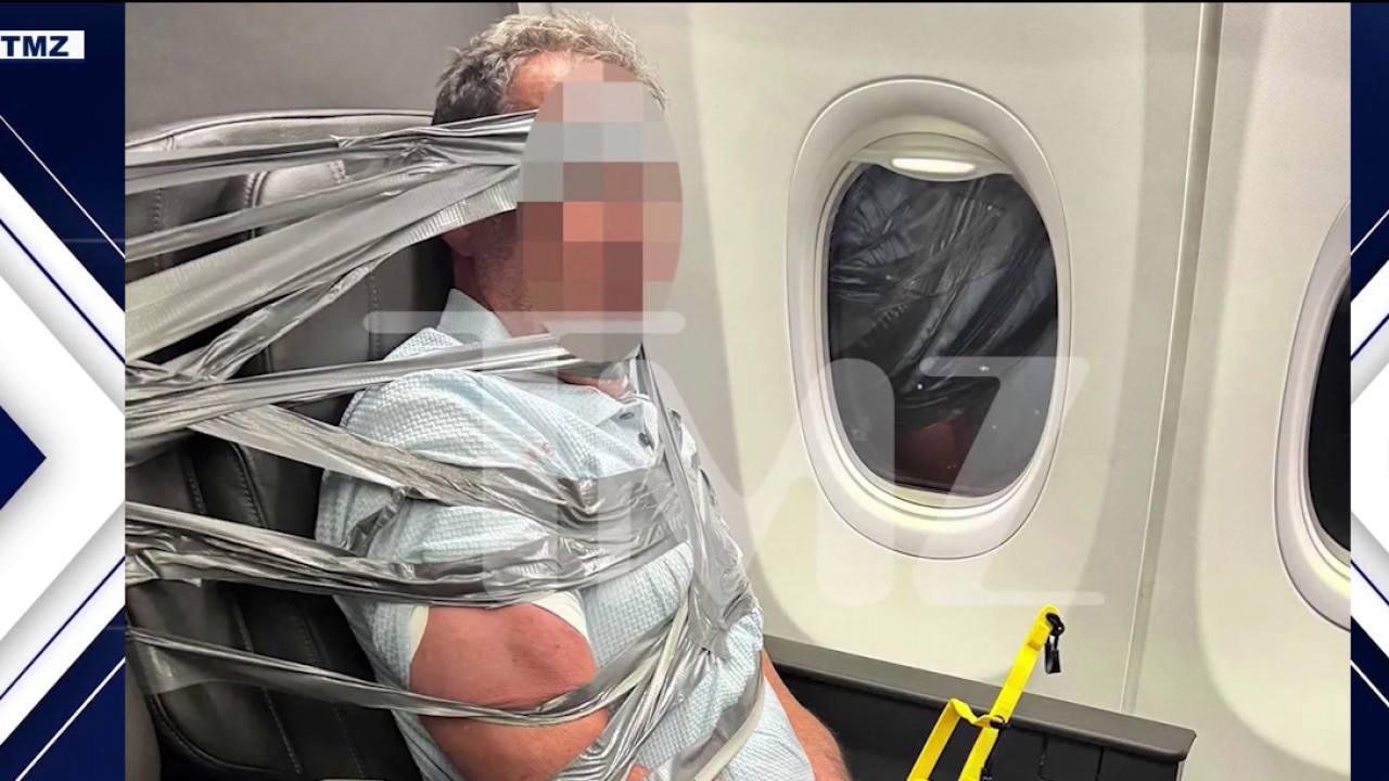 Tucson man arrested after flight crew duct tapes him to seat