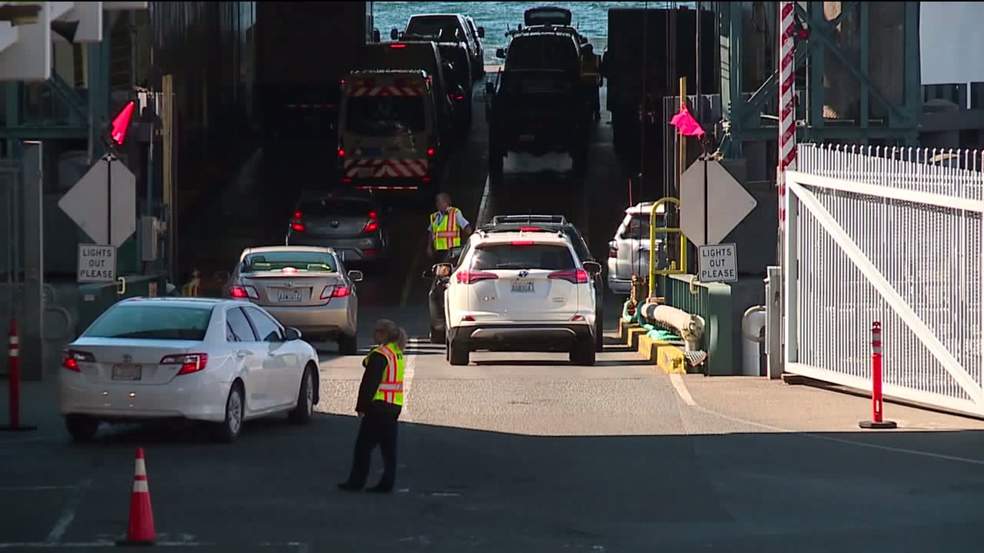 Ferry loading changes due to Colman Dock construction