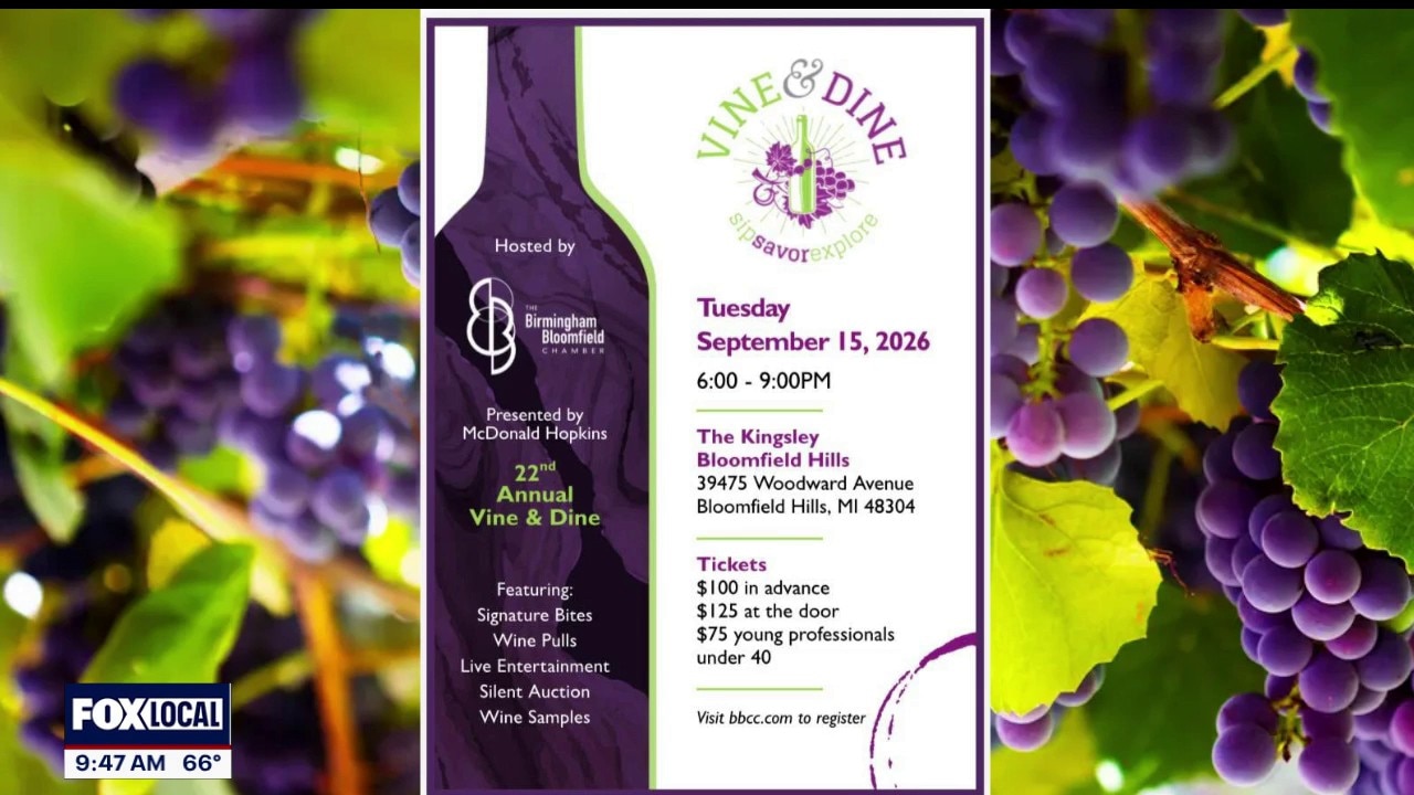Birmingham Bloomfield Chamber hosts annual Vine & Dine event