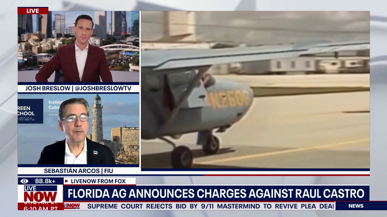 Florida AG announces charges against Raul Castro