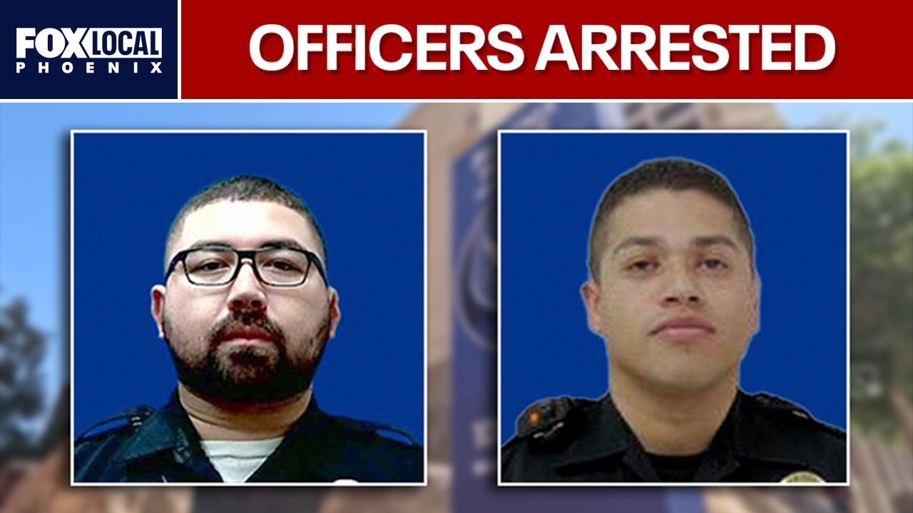 Two Phoenix police officers fired and charged in violent traffic stop
