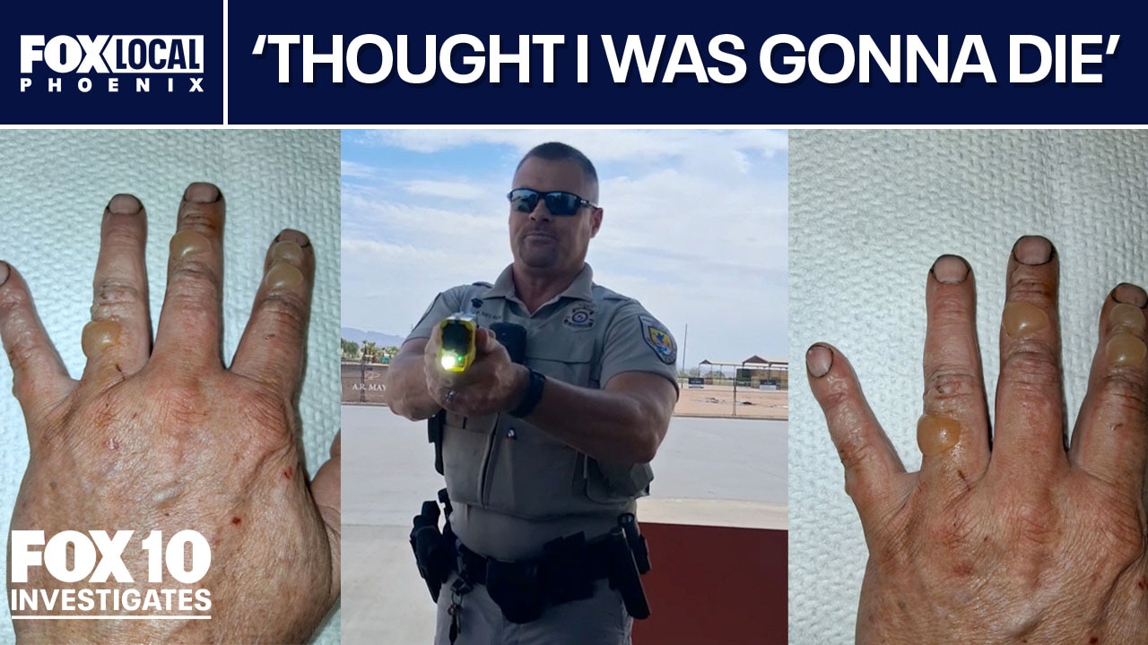 Video shows gas pump fire after officer uses stun gun
