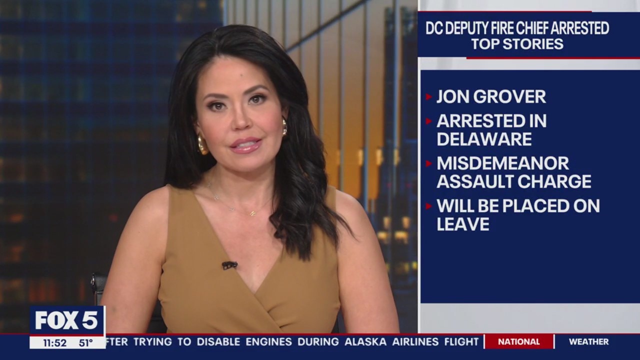 DC deputy fire chief arrested for assault in Delaware
