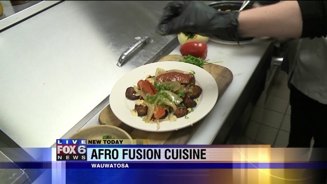 Julie hangs in the kitchen; learns how to make a delicious dish
