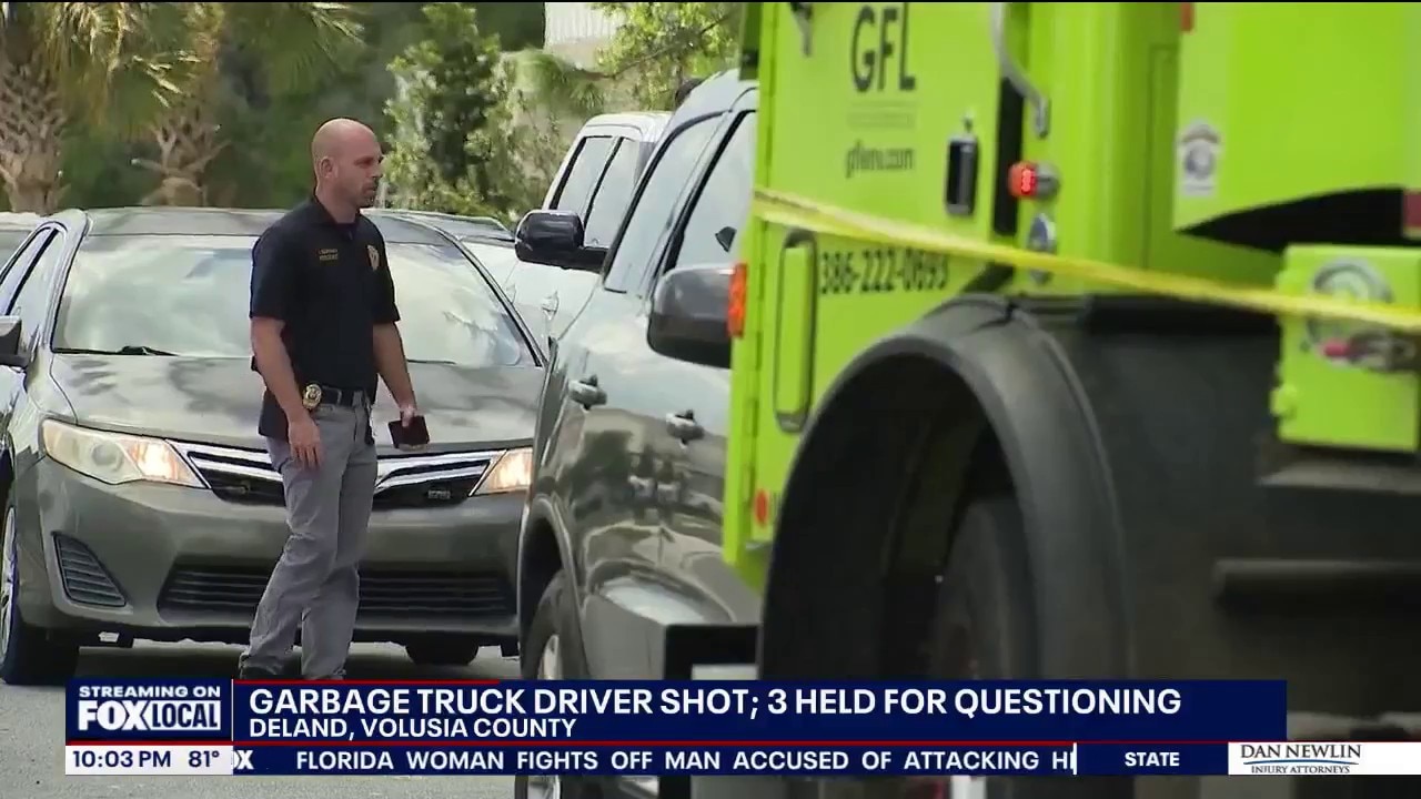 Garbage truck driver shot in DeLand neighborhood
