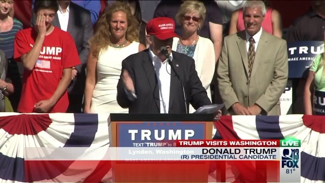 RAW: Donald Trump`s Lynden rally (Part 3)