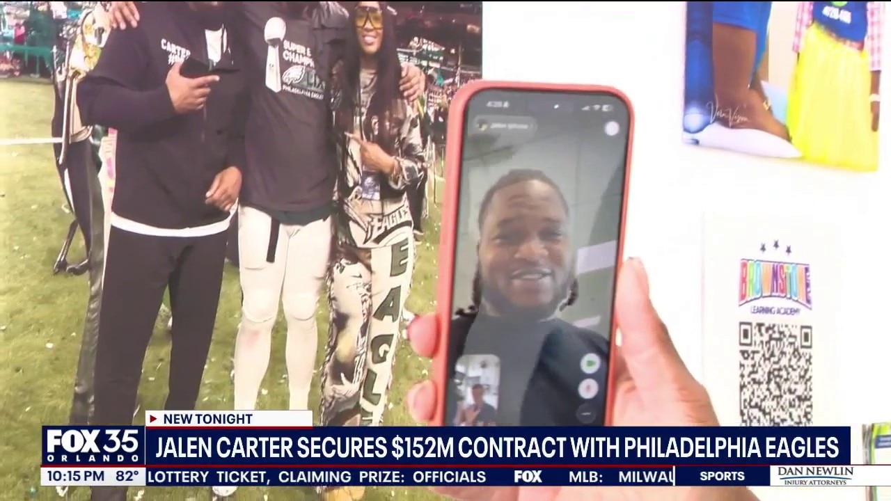 Catching up with Jalen Carter after signing record-breaking deal