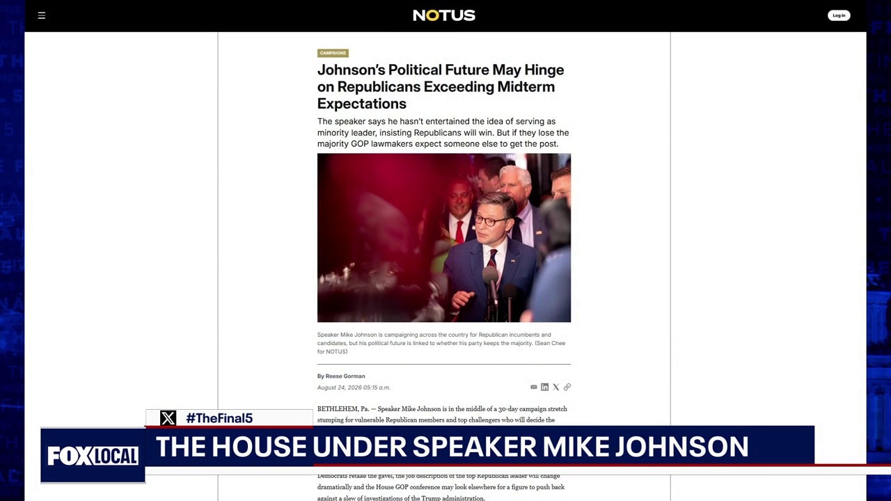 Johnson’s future as speaker rides on midterms
