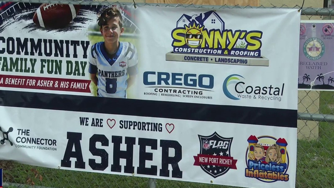 Coming together to support a young accident victim