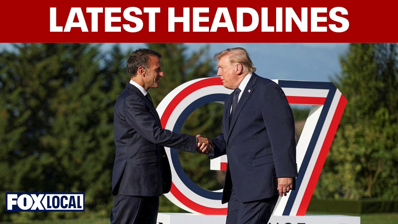 Trump arrives for G7 Summit in France; Tentative deal reached to end US-Iran war