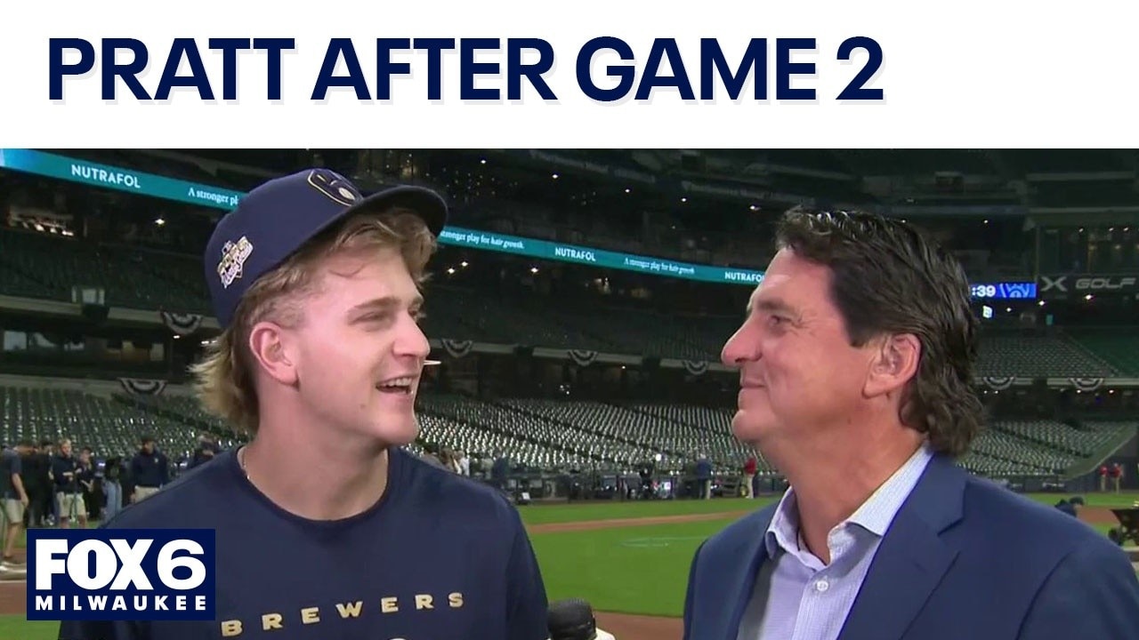 World Series: Brewers' Cooper Pratt after Game 2 win