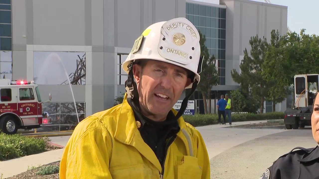 Officials give update on Ontario warehouse fire