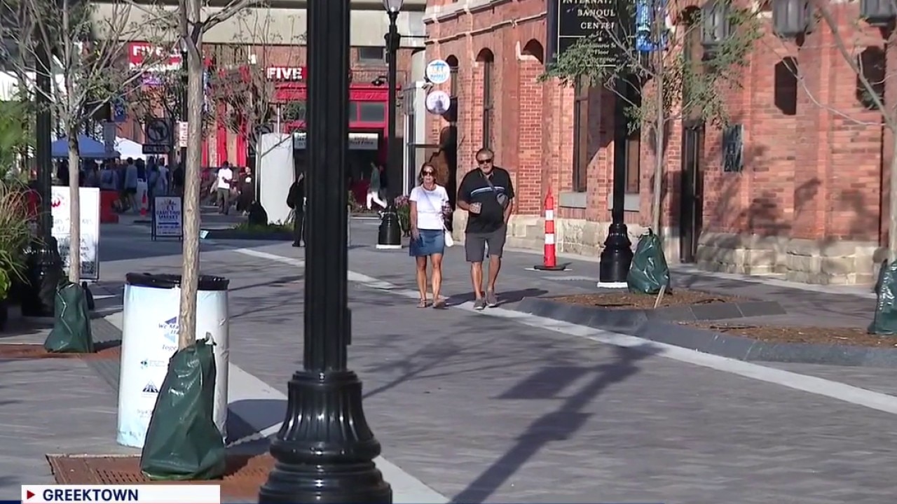 A look at Greektown's revamped walkway as Lions season set to start