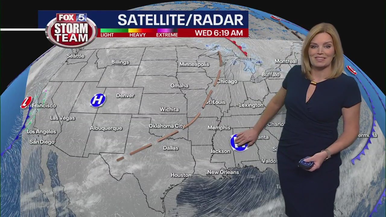 Wednesday morning weather forecast