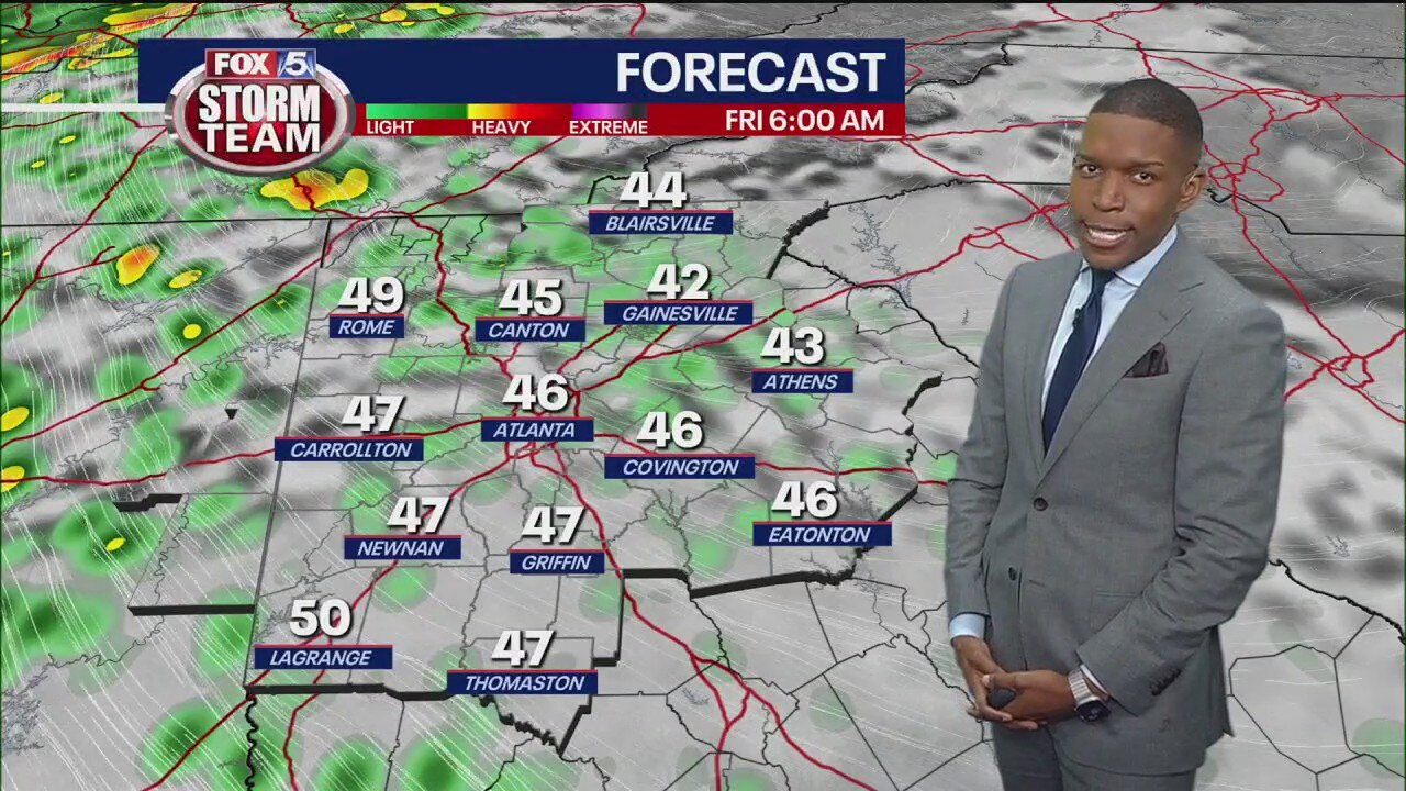 Wednesday evening forecast