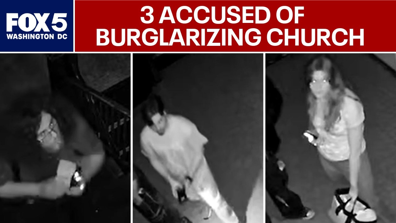 Three people wanted for burglarizing Northwest DC church